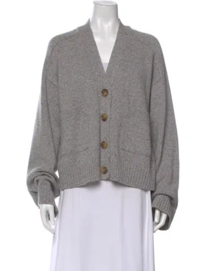 Pre-owned Me+em Wool V-neck Sweater In Purple