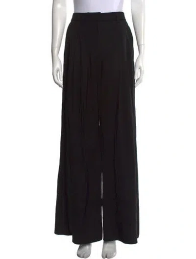 Pre-owned Me+em Wool Wide Leg Pants In Black