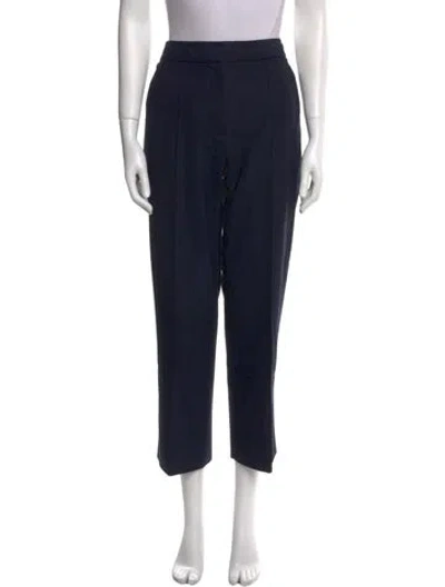 Pre-owned Me+em Wool Wide Leg Pants In Blue
