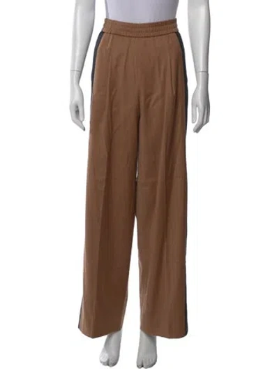 Pre-owned Me+em Wool Wide Leg Pants In Brown