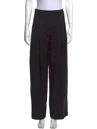 Pre-owned Me+em Wool Wide Leg Pants W/ Tags In Black