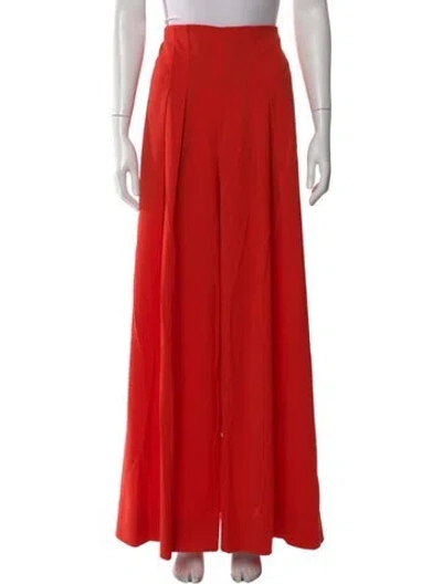 Pre-owned Me+em Wool Wide Leg Pants W/ Tags In Red