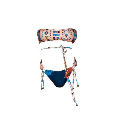 Me Fui - Bikini Charm Blue/fish M22-0201x1