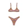 Me Fui - Bikini Righe Fantasia Multicolor Mf24-0141x1 In Multi