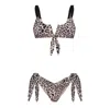 Me Fui - Bikini Top Fantasia Leopardato Mf23-0512x1 In Animal Print
