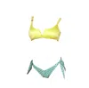 Me Fui - Bikini Top Lime/azzurro M22-0312x1 In Yellow