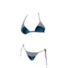 Me Fui - Bikini Triangle Blue M22-0170u In Multi
