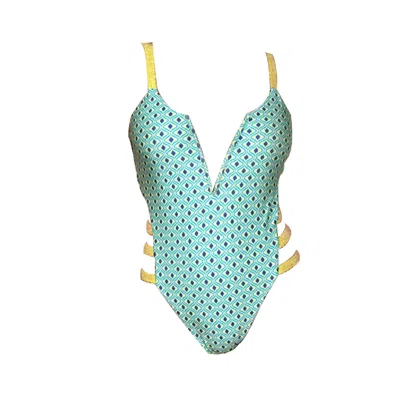 Me Fui - Monokini Verde M22-0313x1 In Green