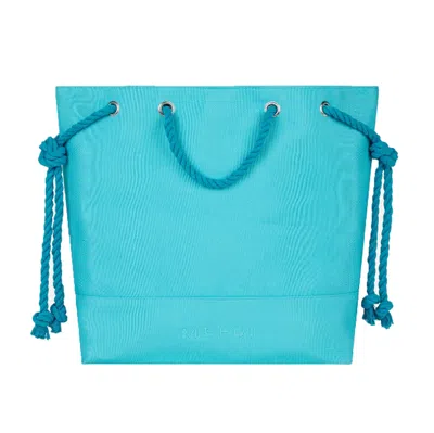 Me Fui - Printed Handbag Turquoise Mf23-a042u In Blue