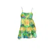 Me Fui - Short Dress M21-0511x2 In Green