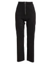 Me Fui Woman Pants Black Size 6 Polyester, Elastane In Black