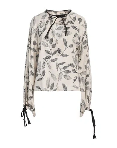 Me Fui Woman Top Ivory Size M Viscose In White