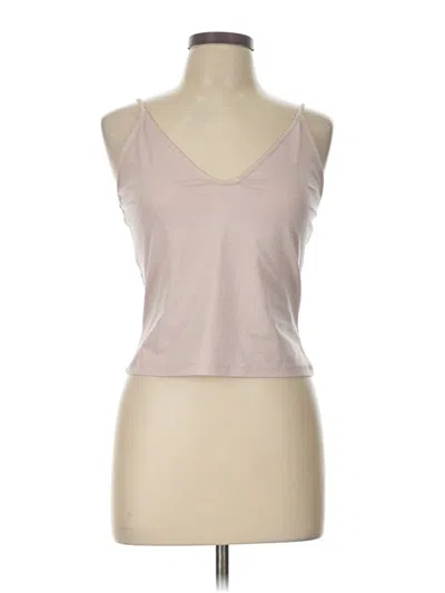 Pre-owned Me To We Tank Top Pink Halter Neckline Tops