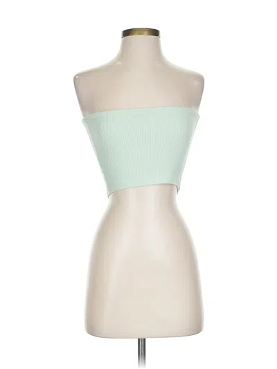 Pre-owned Me To We Tube Top Green Strapless Neckline Tops