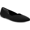 Me Too Alivia Pointed Toe Flat In Black