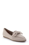 Me Too Annora Bow Pointed Toe Flat In Sand/mink