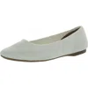 Me Too Bevin 15 Womens Knit Slip On Ballet Flats In White