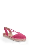 Me Too Cheslie Espadrille In Mexican Pink