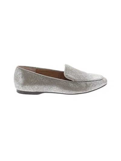 Pre-owned Me Too Flats In Silver