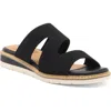 Me Too Hillie Cutout Sandal In Black