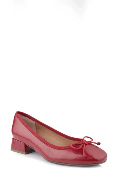 Me Too Juna Ballet Pump In Red Patent
