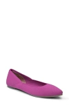 Me Too Linza Knit Ballet Flat In Dark Peony