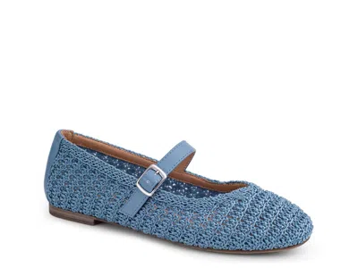 Me Too Serenity Mary Jane Flat In Blue