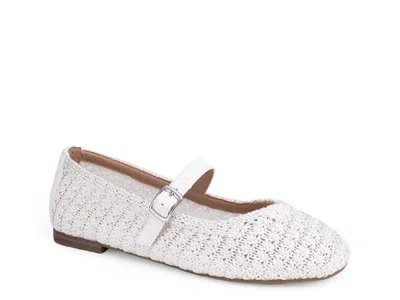Me Too Serenity Mary Jane Flat In White