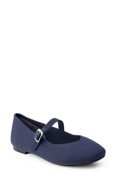 Me Too Shelby Mary Jane Flat In Blue