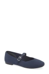 Me Too Shelby Mary Jane Flat In Navy