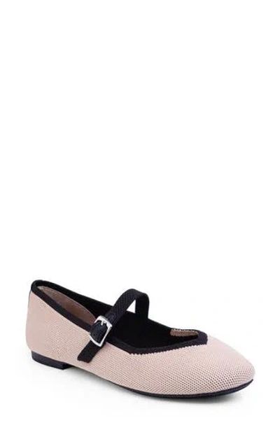 Me Too Shelby Mary Jane Flat In Neutral