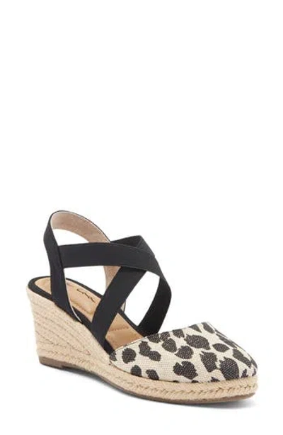 Me Too Stelle Espadrille Wedge Sandal In Leopard