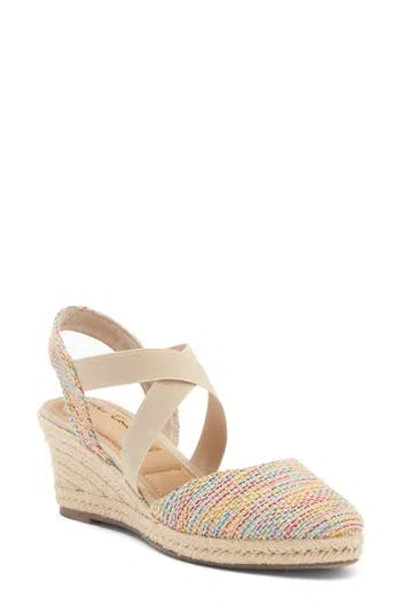 Me Too Stelle Espadrille Wedge Sandal In Rainbow
