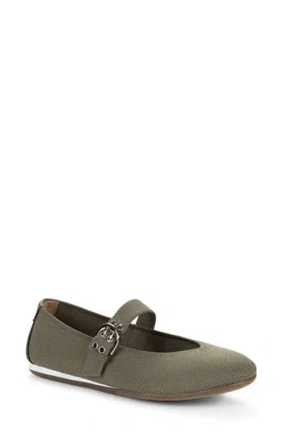 Me Too Vast Mary Jane Flat In Olive