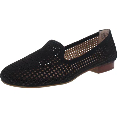 Me Too Yale Womens Leather Slip On Fashion Loafers In Black