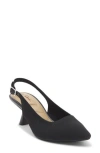 Me Too Zani Kitten Heel Slingback Pump In Black
