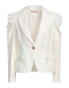 Me Unlimited &  Woman Blazer Off White Size 10 Linen