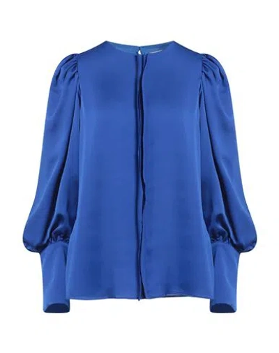 Me Unlimited &  Woman Top Bright Blue Size 10 Polyester, Elastane