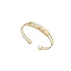 Me30 Women's Gold Urban Chic - Fusion Pearl Bangle S