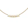Me30 Women's Gold Urban Chic - Fusion Pearl Necklace