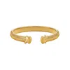 Me30 Women's Minimalism Boa Snake Chain Bangle - Gold In Gold