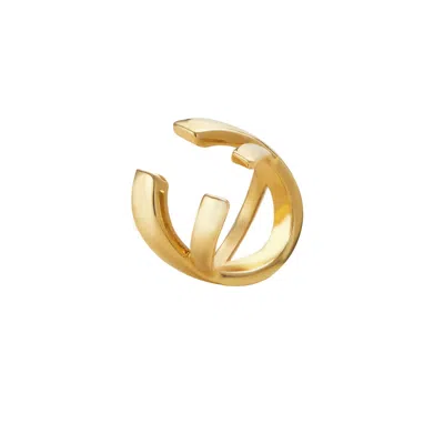Me30 Women's Minimalism Boa X Ear Cuff - Gold