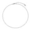 Me30 Women's Timeless Only Me String Beaded Pearl Necklace - Silver, 4mm In Silver