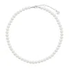 Me30 Women's Timeless Only Me String Beaded Pearl Necklace - Silver, 6mm In Silver