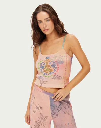 Me369 Billie Camisole In Runic Whisper In Multi