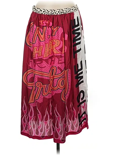 Pre-owned Me369 Casual Skirt In Red