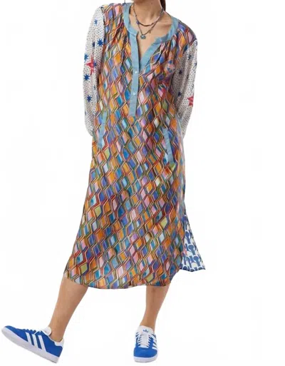 Me369 Hannah Dress In Nautical In Multi