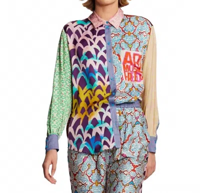 Me369 Isabel Shirt In Shipibo In Multi