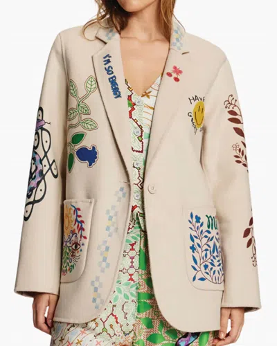 Me369 Juliana Wool Jacket In Shipibo In Multi