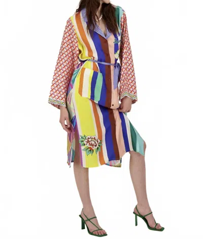 Me369 Nova Kimono Dress In Artisan In Multi